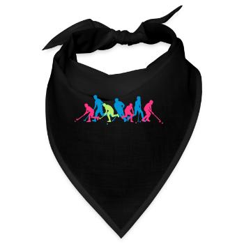 Hockeyspieler Crew - Bandana - Schwarz - Vorne