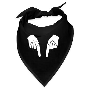 Beachvolleyball - Bandana - Schwarz - Vorne