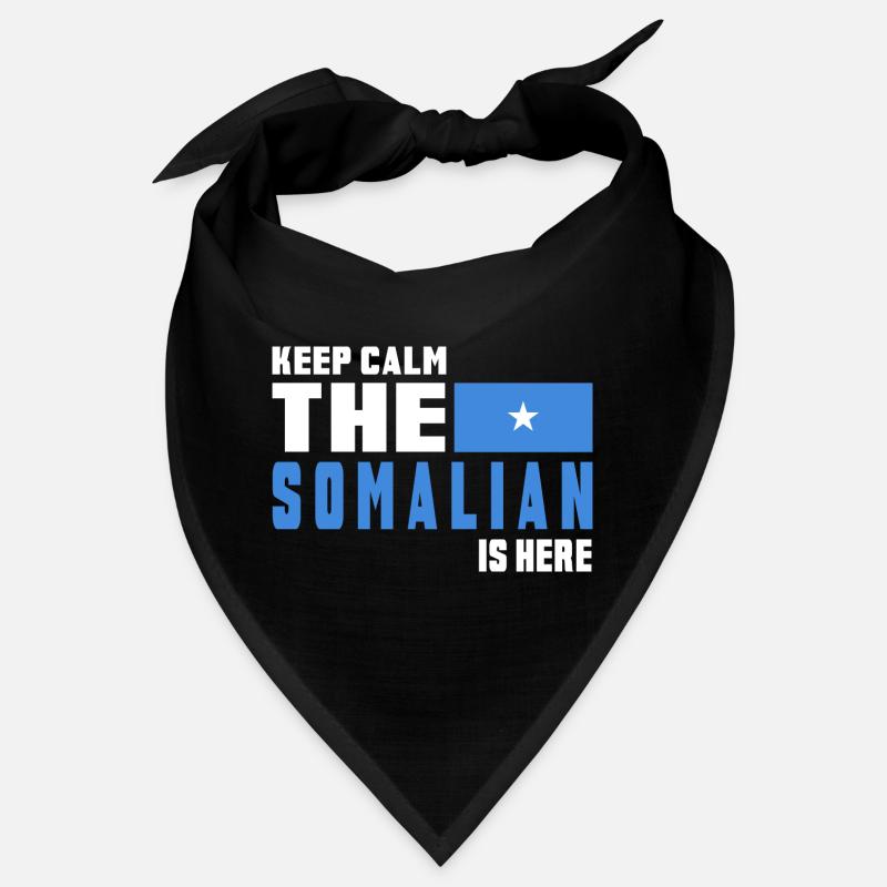 Keep calm Somalia flag design Bandana