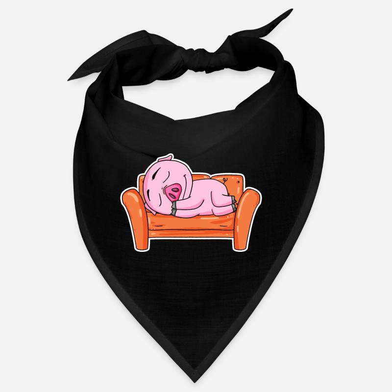 Schwein NIedlich ausschlafen Schlaf Bandana
