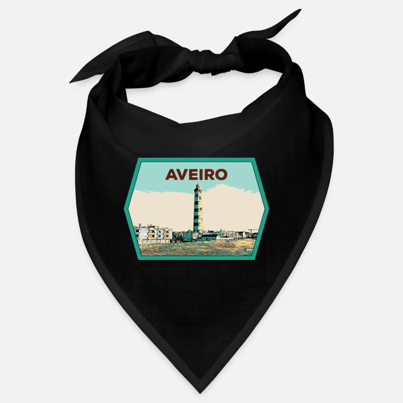 Leuchtturm der Lagune von Aveiro Originalabbildung Bandana
