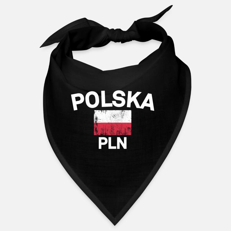 Drapeau Polska Emblème PLN Bandana