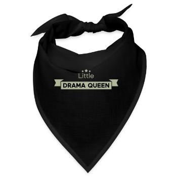 Little Drama Queen - Bandana - Schwarz - Vorne