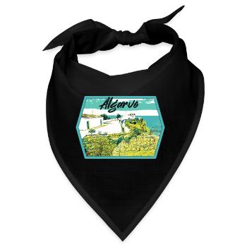 Algarve, Notre Dame da Rocha, Veranden - Bandana - Schwarz - Vorne