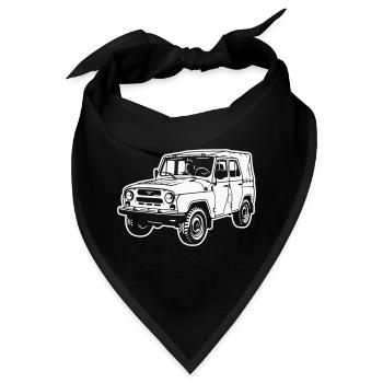 UAZ Geländefahrzeug (Differenzbild) - Bandana - Schwarz - Vorne