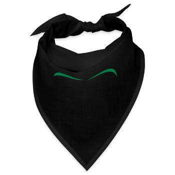 Augenbrauen - Bandana - Schwarz - Vorne