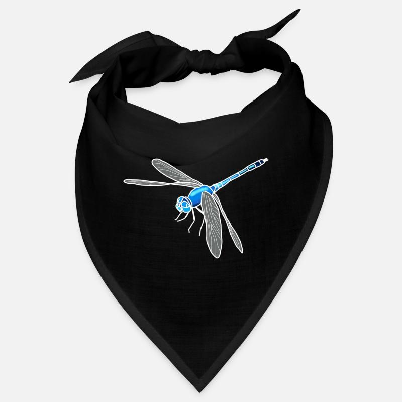 Libellule - Bandana - noir