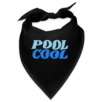 pool cool - Bandana - Schwarz - Vorne