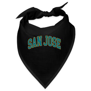 San Jose - Bandana - Schwarz - Vorne