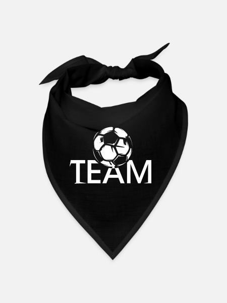team mannschaft icon symbol ball fußball club - Bandana - Schwarz