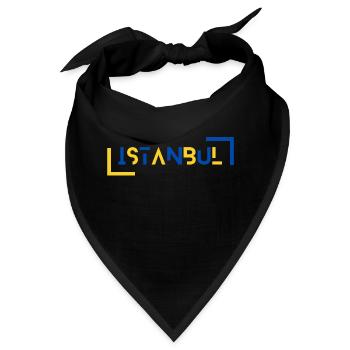 Istanbul Türkei - Bandana - Schwarz - Vorne