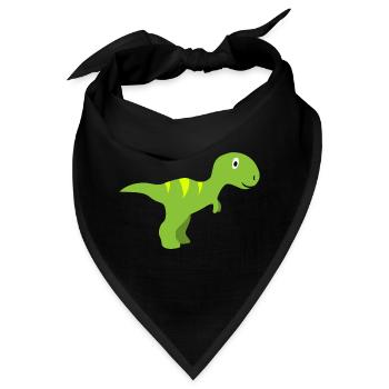 Dinosaurier-Zubehör - Bandana - Schwarz - Vorne