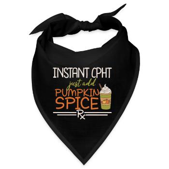 Instant CPHT | Apotheke - Bandana - Schwarz - Vorne
