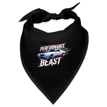 Muscle Car Performance Design - Bandana - Schwarz - Vorne