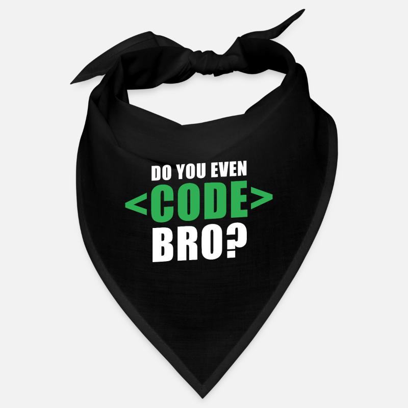 Do You Even Code Bro Graphic Bandana