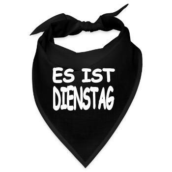 Dienstag - Bandana - Schwarz - Vorne