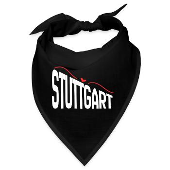 Stuttgart - Bandana - Schwarz - Vorne