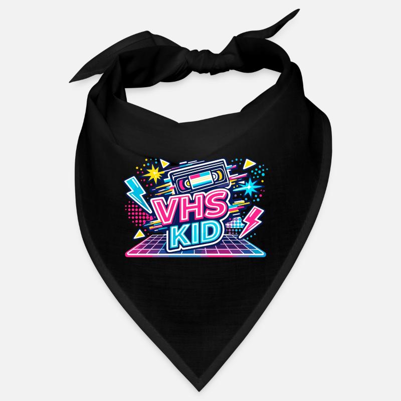 VHS KID Neon Retro Bandana