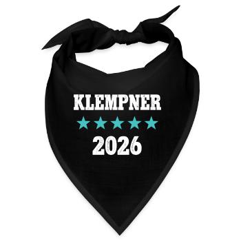 Klempner 2026 Handwerker Installateur Spengler - Bandana - Schwarz - Vorne