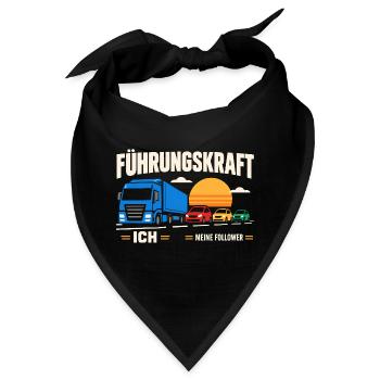 Führungskraft: Truck & Follower Sunset - Bandana - Schwarz - Vorne