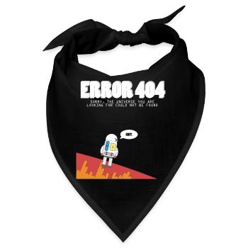 404 Astronaut - Bandana - Schwarz - Vorne