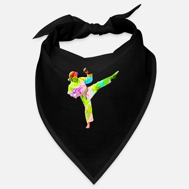 Karateka coloré Bandana