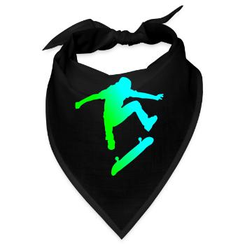 Skater - Bandana - Schwarz - Vorne