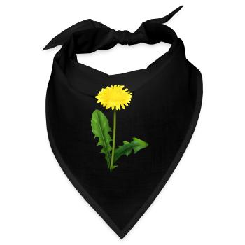 Löwenzahn | dandelion - Bandana - Schwarz - Vorne