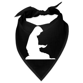 Beten - Bandana - Schwarz - Vorne