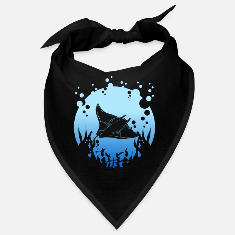 Manta Rochen - Bandana - Schwarz