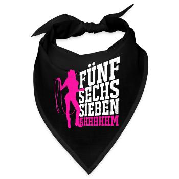 Cowboy - Bandana - Schwarz - Vorne