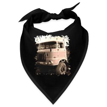 IFA W50 Motor LKW DDR NVA LAK Allrad - Bandana - Schwarz - Vorne