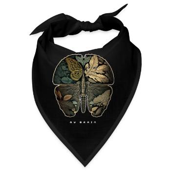 Butterfly Brain Ur-Tshirt - Bandana - Schwarz - Vorne
