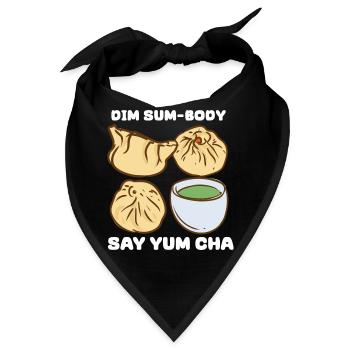 Dim Sum-Körper Say Yum Cha - Bandana - Schwarz - Vorne