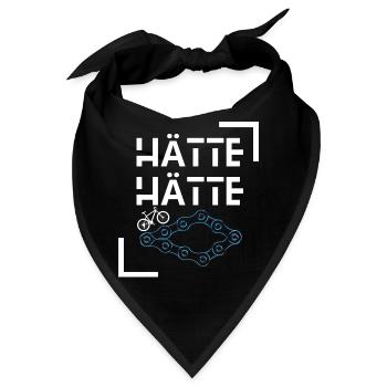 Hätte Hätte Fahrradkette - Bandana - Schwarz - Vorne