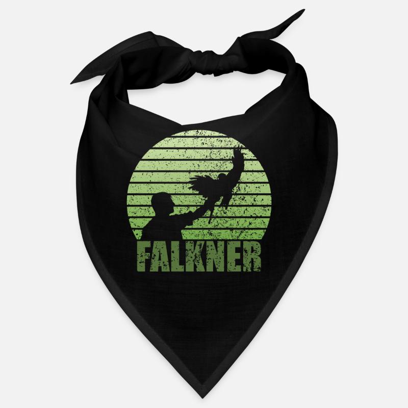 Falkner Grunge Style mit Greifvogel Bandana