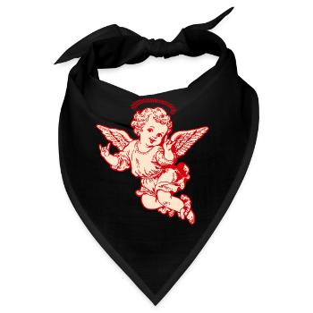 Rock Cherub – Engel mit Metal-Handzeichen - Bandana - Schwarz - Vorne
