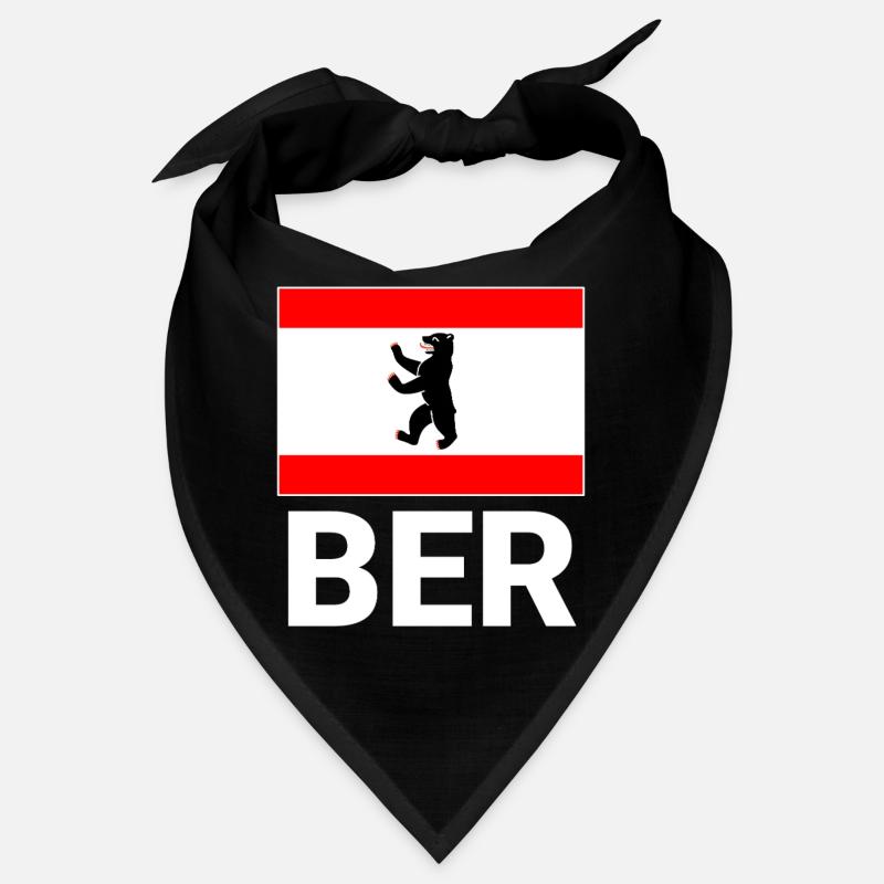 Berlin flag with BER abbreviation Bandana