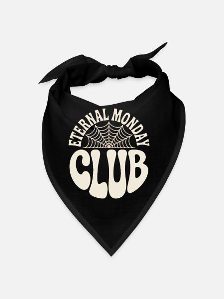 Emerald Monday Club Logo - Bandana - black - Front