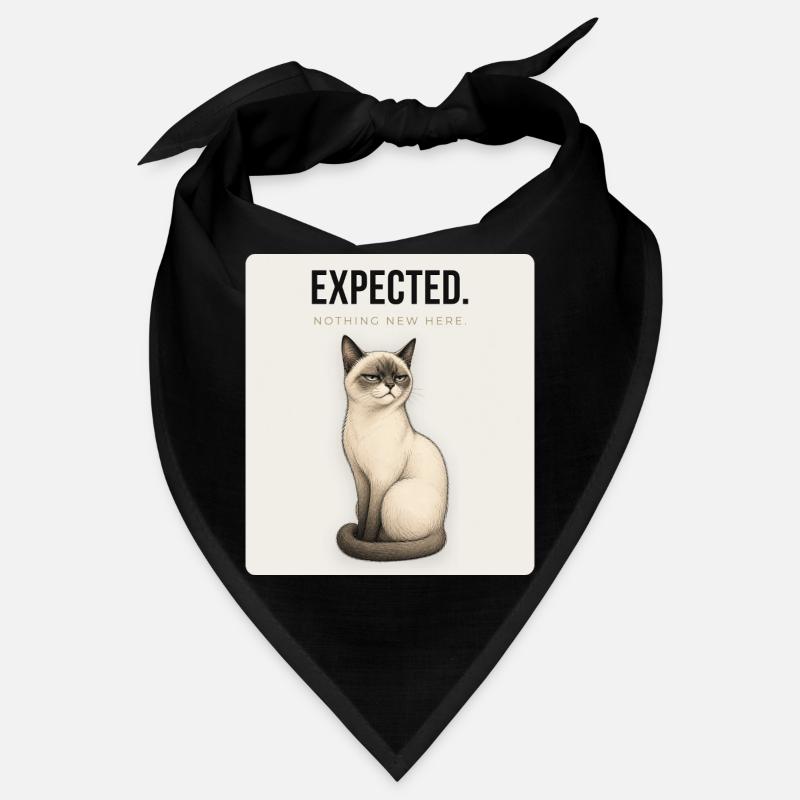 ATTENDU. Conception du mème humour sec du Noble Chat Bandana