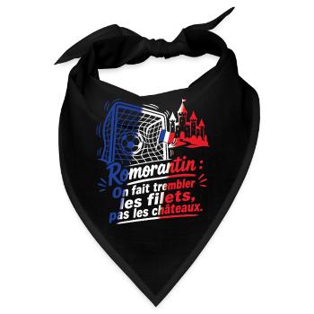 Romorantin Filets Tremblants - Bandana - Schwarz - Vorne