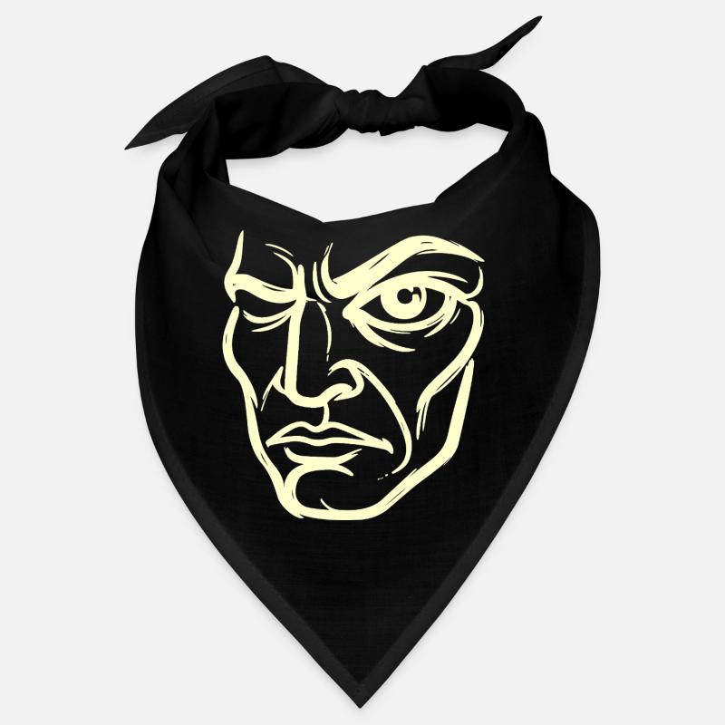 Abstract portrait "The Observer" Bandana