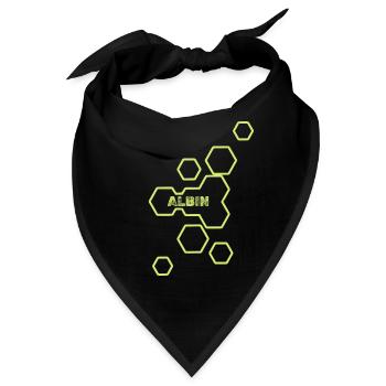 Albin als Style - Bandana - Schwarz - Vorne