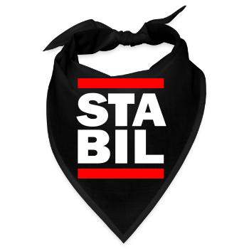 STABIL - BARS - Bandana - Schwarz - Vorne