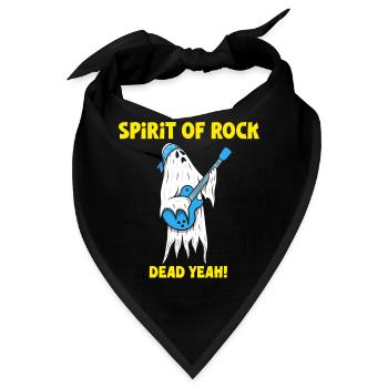 Spirit of Rock Ghost Gitarrist - Bandana - Schwarz - Vorne