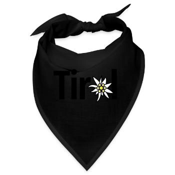Tirol - Bandana - Schwarz - Vorne