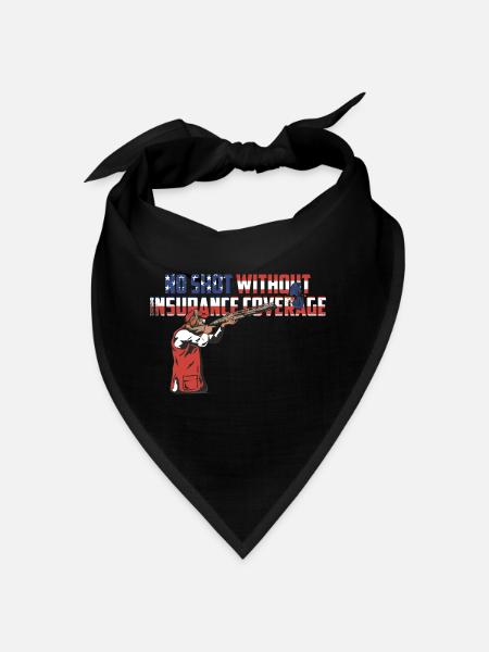 Tir au pigeon d’argile - Bandana - noir - Devant