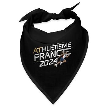LEICHTATHLETIK-SPORTLER LÄUFER GESCHENK SPORT FRANKREICH - Bandana - Schwarz - Vorne