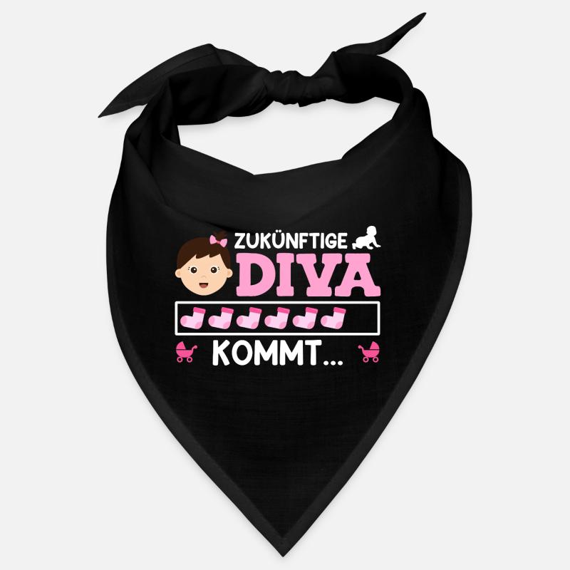 Soon Mom FUTURE DIVA IS COMING Funny Bandana