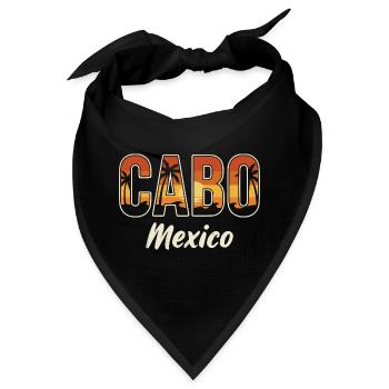 Cabo Mexiko - Bandana - Schwarz - Vorne